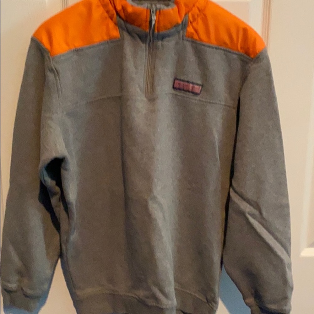 Vineyard Vines Shep Shoulder 1/4 Zip Sweater